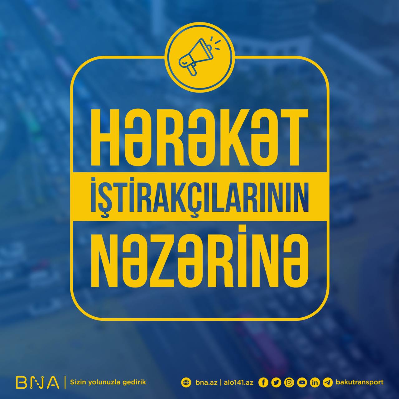 Hava şəraitinin kəskin dəyişəcəyi ilə əlaqədar hərəkət iştirakçılarını diqqətli olmaları tövsiyə edilir