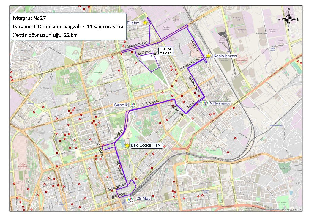 27 nömrə adı altında yeni müntəzəm marşrut xətti təşkil edilib