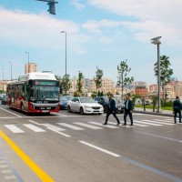 Daha bir ünvanda yol-piyada təhlükəsizliyi səviyyəsi artırılıb