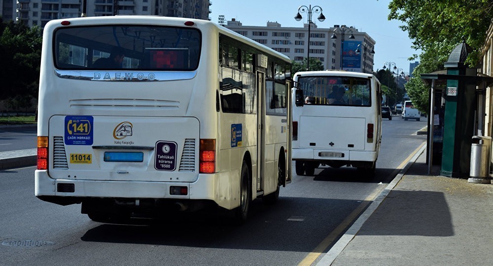 Bakıda bəzi sərnişin avtobuslarının hərəkəti çətinləşdi