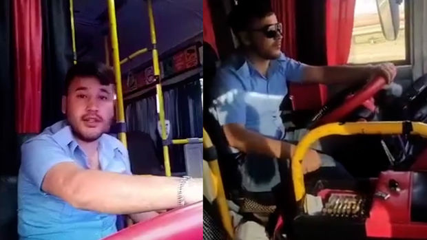 Marşrut sürücüsü avtobus sürərkən özünü və sərnişinləri çəkib “TikTok”a yüklədi